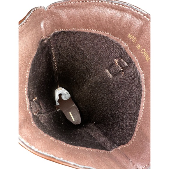 NEW PrettyLittleThing Women’s Brown Cleated Sole Buckle Mid-Calf Boot Size 10 - Picture 11 of 14